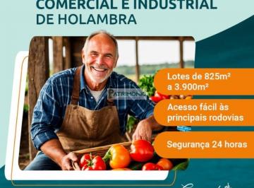 Foto 01 · Terreno Industrial em Condomínio de Alto Padrão no Centro de Holambra-SP - 825m² à Venda!