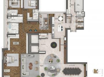 Apartamento · 465m² · 4 Quartos · 4 Vagas · Vista Cyrela - Venezia