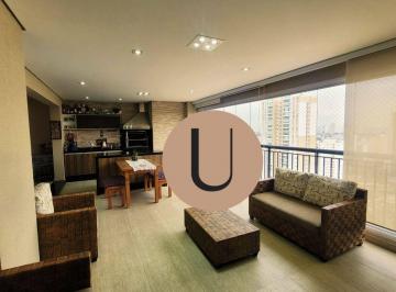 Varanda Gourmet · Amplo apartamento de alto padrão com 3 suítes no coração do Anália Franco.