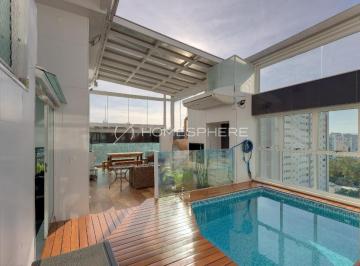 1 · Cobertura à venda 350 m², Projeto João Armentano, porteira fechada, 4 suítes, piscina, área gourmet