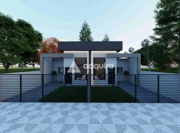 Casa · 63m² · 3 Quartos · 2 Vagas · Casa em Cará-cará, Ponta Grossa/PR de 63m² 3 quartos à venda por R$ 350.000,00