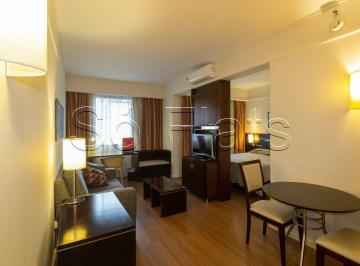Apartamento · 38m² · 1 Quarto · 1 Vaga · Flat em Itaim Bibi, São Paulo/SP de 38m² 1 quartos para locação R$ 6.400,00/mes