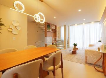 Casa · 144m² · 2 Quartos · 2 Vagas · Triplex mobiliado em condomínio no bairro Água Verde!