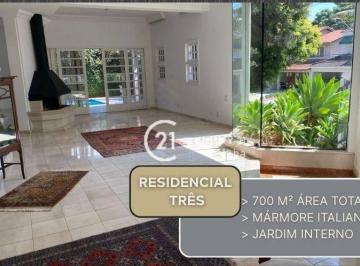 b95dea65326f9bb25e931a35dc40ab6ce62f62a5 · Casa com 4 dormitórios para alugar, 420 m² por R$ 18.681,28/mês - Residencial Tres (Alphaville) - Sa