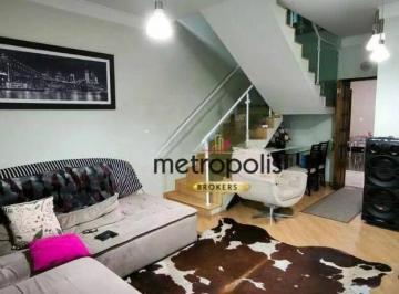Sala · Sobrado com 3 dormitórios à venda, 222 m² por R$ 1.491.000,00 - Nova Gerti - São Caetano do Sul/SP