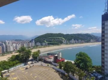 Foto 01 · Salaliving a venda Mobiliada com Linda Vista Mar na ILha Porchat em São Vicente / SP