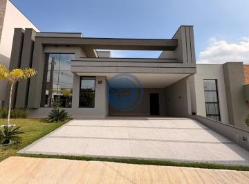 Fachada · Casa no condomínio milano Indaiatuba-SP, Bairro Residencial Milano, 184m² de Área Privativa