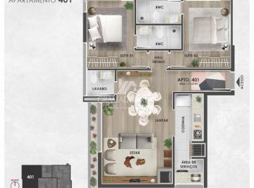 Casa · 72m² · 1 Vaga · ÓTIMO  APARTAMENTO A VENDA EM GRAMADO