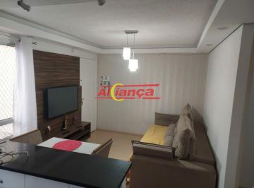 Apartamento · 45m² · 2 Quartos · 1 Vaga · APARTAMENTO PARA ALUGAR COM 02 QUARTOS, 01 VAGA, 45M², ÁGUA CHATA - GUARULHOS/SP POR R$ 1.300,00