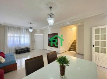 Sala · Casa com 4 Quartos (3 Suítes), 4 Vagas, Tombo, Guarujá/SP
