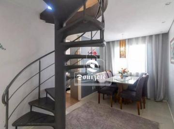 612037e4206a437e3082d76143caf218406d5946 · Cobertura com 3 dormitórios à venda, 110 m² por R$ 330.000,00 - Vila Lutécia - Santo André/SP