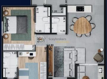 Apartamento · 75m² · 2 Quartos · 2 Vagas · Apartamento Alto Padrão em Parque Campolim, Sorocaba/SP