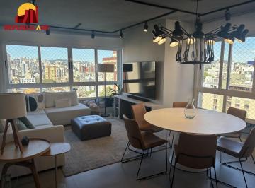 Apartamento · 93m² · 3 Quartos · 2 Vagas · 03 quartos finamente decorado com linda vista no Rio Branco