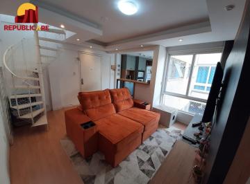Apartamento · 104m² · 2 Quartos · 1 Vaga · Cobertura de 104m² com  2 dormitórios no Bairro Nonoai - Porto Alegre