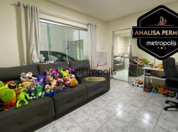 Sala  · Casa com 4 dormitórios à venda, 205 m² por R$ 750.000,00 - Nova Gerti - São Caetano do Sul/SP