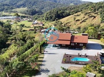 Rural · 3585m² · 4 Quartos · Chácara Mobiliada em Meio a Natureza com Piscina e Terreno de 3.585m² à venda em Águas Mornas/SC