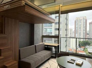 1bf6555ff326fe00a161dee2e42abbeb7b7c515b · Apartamento com 1 dormitório à venda, 25 m² por R$ 670.000,00 - Brooklin - São Paulo/SP