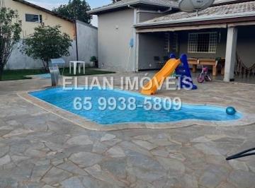 Casa · 160m² · 3 Quartos · Casa com piscina 3 quartos 1600m² em Chapada dos Guimarães