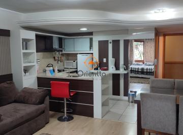 Living e Cozinha conjugada · Apartamento Mobiliado Studio em Gramado, Rio Grande do Sul