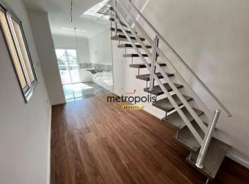 Sala · Cobertura à venda, 96 m² por R$ 550.000,00 - Vila Pires - Santo André/SP