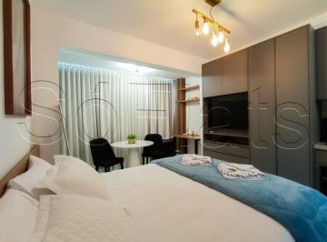 Apartamento · 25m² · 1 Quarto · Studio totamente mobiliado com 25m² e 1 dormitório e sem vaga.