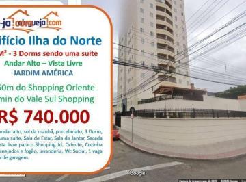 7002aea76e78a707fddf5ca7ce1130deb77f15a6 · Apartamento com 3 dormitórios à venda, 87 m² por R$ 740.000,00 - Jardim América - São José dos Campo