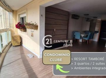 2656a76208d8acd1627a81236f0dd3e018d24e7c · Apartamento com 3 dormitórios para alugar, 113 m² por R$ 9.000,00/mês - Condomínio Resort Tamboré - 