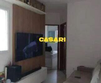 Apartamento · 82m² · 2 Quartos · 1 Vaga · Cobertura com 2 dormitórios à venda, 82 m² - Vila Scarpelli - Santo André/SP