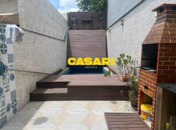 Casa · 169m² · 3 Quartos · 2 Vagas · Sobrado com 3 dormitórios e piscina à venda, 169 m² – Vila Euclides, São Bernard