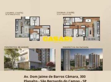 Apartamento · 71m² · 2 Quartos · 1 Vaga · Apartamento com 2 dormitórios à venda, 70 m²- Planalto - São Bernardo do Campo/SP