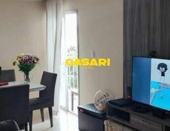 Apartamento · 59m² · 2 Quartos · 1 Vaga · Apartamento com 2 Dormitórios e 59 m² à Venda na Vila Palmares - Santo André/SP
