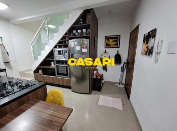 Apartamento · 100m² · 2 Quartos · 1 Vaga · Cobertura com 2 dormitórios à venda, 100 m²- Vila Scarpelli - Santo André/SP