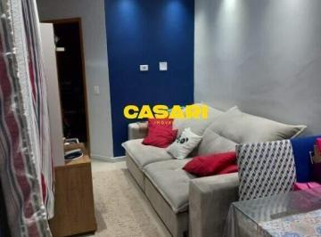 Apartamento · 90m² · 2 Quartos · 1 Vaga · Cobertura com 2 Dormitórios e Vaga Coberta à Venda na Vila Helena – Santo André/SP