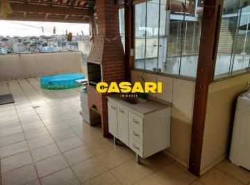 Apartamento · 102m² · 2 Quartos · 2 Vagas · Cobertura com 2 Dormitórios e Churrasqueira à Venda na Vila Tibiriçá - Santo André