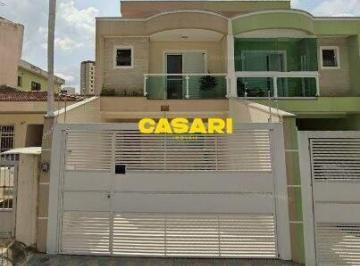 Casa · 222m² · 3 Quartos · 4 Vagas · Sobrado 3 Suítes à Venda no Centro de São Bernardo do Campo – 222m² com Varanda e Churrasqueira