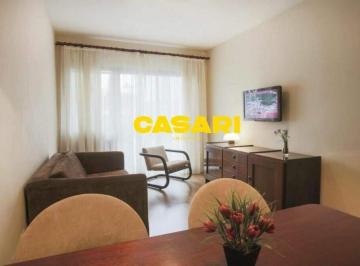 Apartamento · 57m² · 1 Quarto · 1 Vaga · Flat Mobiliado com Terraço e Lazer Completo à Venda no Centro de São Bernardo do Campo
