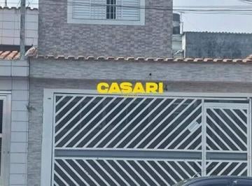 Casa · 173m² · 3 Quartos · 2 Vagas · Sobrado com 3 dormitórios, suíte e varanda à venda na Vila Padre Anchieta – Diadema/SP