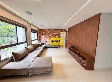 Apartamento · 153m² · 3 Quartos · 3 Vagas · Apartamento de Alto Padrão com 3 Suítes à Venda no Jardim – Santo André – 153m²