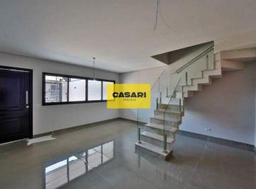 Casa · 130m² · 3 Quartos · 2 Vagas · Sobrado com 3 dormitórios à venda, 130 m² por R$ 850.000 - Vila Eldízia - Santo André/SP