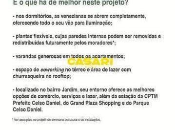 Apartamento · 67m² · 2 Quartos · 1 Vaga · Apartamento com 2 dormitórios à venda, 67 m² por R$ 587.000,00 - Jardim - Santo André/SP