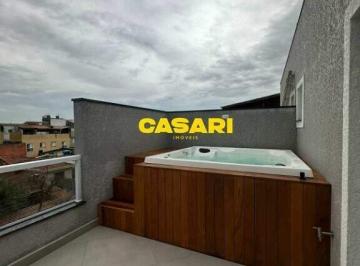 Apartamento · 120m² · 2 Quartos · 1 Vaga · Cobertura com 2 dormitórios à venda, 120 m² por R$ 669.000,00 - Vila Linda - Santo André/SP