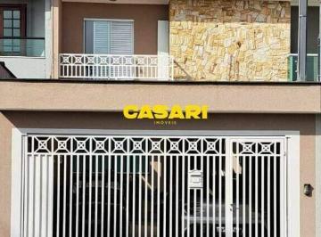 Casa · 228m² · 4 Quartos · 4 Vagas · Sobrado 4 quartos, 3 suites, area gourmet, 228m2, Bela construção, imovel novo, SBC, nova petropolis