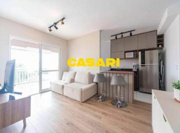 Apartamento · 60m² · 2 Quartos · 1 Vaga · Apartamento mobiliado à venda com vista livre e suíte – Lazer completo em Santo André