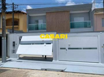Casa · 150m² · 3 Quartos · 2 Vagas · Sobrado novo à venda na Vila Marina, Santo André – 3 suítes, 150 m², 2 vagas.