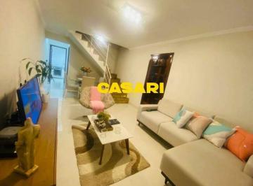 Casa · 141m² · 2 Quartos · 2 Vagas · Sobrado com 2 dormitórios e churrasqueira à venda, 141 m² – Jordanópolis, São Bernardo do Campo/SP