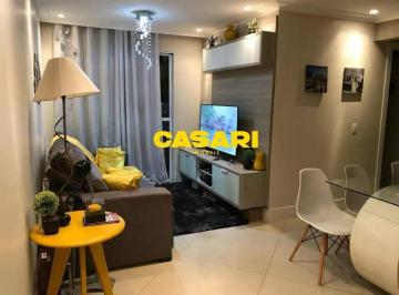 Apartamento · 60m² · 3 Quartos · 1 Vaga · Apartamento 3 dormitórios mobiliados à venda no Parque Erasmo Assunção – Santo André/SP