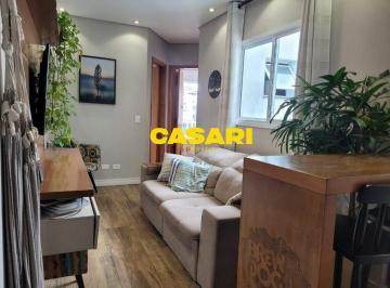 Apartamento · 74m² · 2 Quartos · 1 Vaga · Cobertura à venda com 2 dormitórios, área gourmet e planejados – 74 m² Jardim La