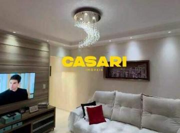 Casa · 192m² · 3 Quartos · 2 Vagas · Sobrado à Venda no Demarchi – 3 Dormitórios com Suíte Máster e 2 Vagas