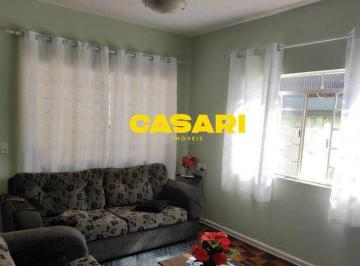 Casa · 90m² · 2 Quartos · 7 Vagas · Casa com Edícula à Venda na Vila Linda, Santo André – 2 Dormitórios, 7 Vagas e Churrasqueira