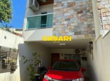 Casa · 101m² · 3 Quartos · 2 Vagas · Sobrado à venda na Vila Alzira – 3 dormitórios, suíte e área gourmet em Santo André